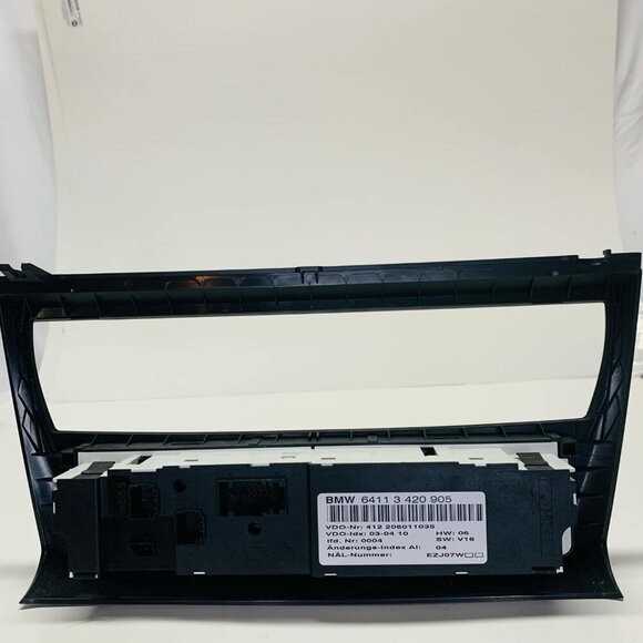 2005-2010 BMW X3 E83 OEM AC Heater Climate Control Switch Panel 64113420905 READ - Picture 13 of 15